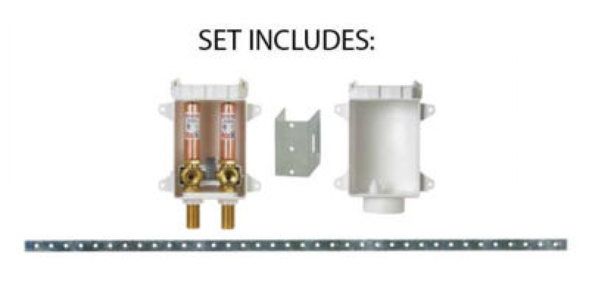 Ox Box Washing Machine Outlet Box 1 2" PEX Connection on PopScreen